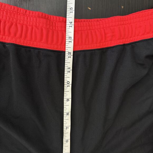AND1 Basketball Pants Mens 3XL Tearaway Snap Y2K Athletic Black Red Classic Fit - Picture 11 of 13